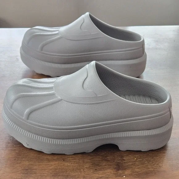 Sorel Caribou Clog Sz 7 Gray Platform Slip On EVA Chunky Minimal Mule 2048701 - Picture 6 of 14